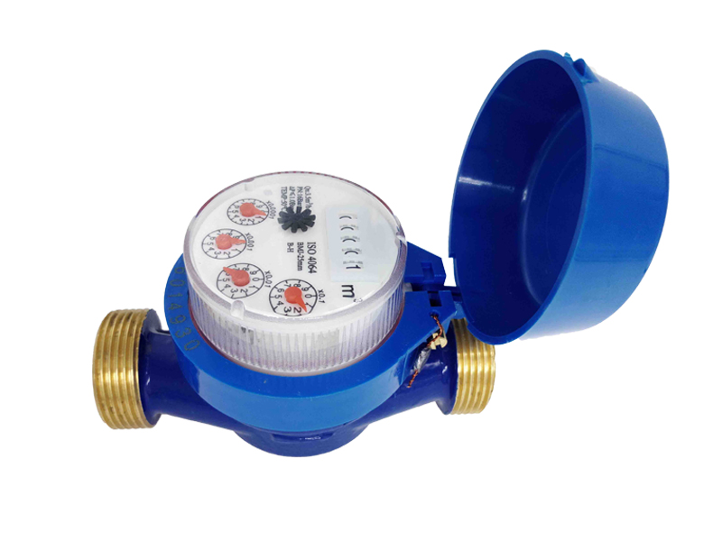 Single flow rotor dry water meter