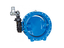 Electric three-eccentric metal hard seal butterfly valve