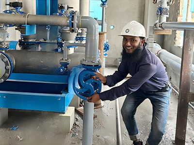 Visited the chemical factory customers in Bangladesh