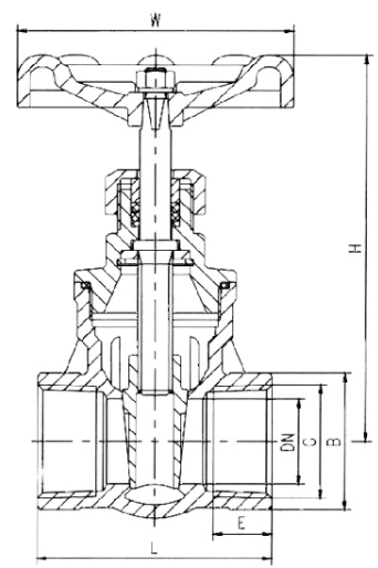 Threaded Gate valve