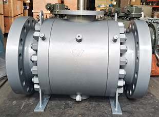 The ball valve is ready to be sent to the UAE
